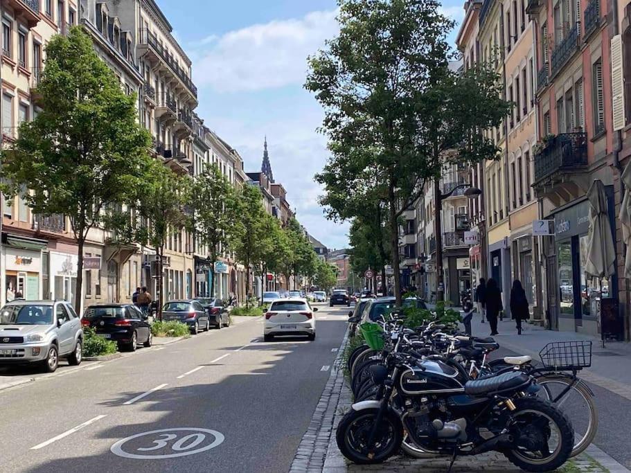 Charmant Duplex Privatise, Climatise, 2 Chambres Straatsburg Buitenkant foto