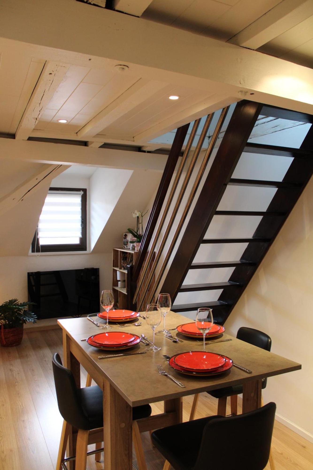 Charmant Duplex Privatise, Climatise, 2 Chambres Straatsburg Buitenkant foto