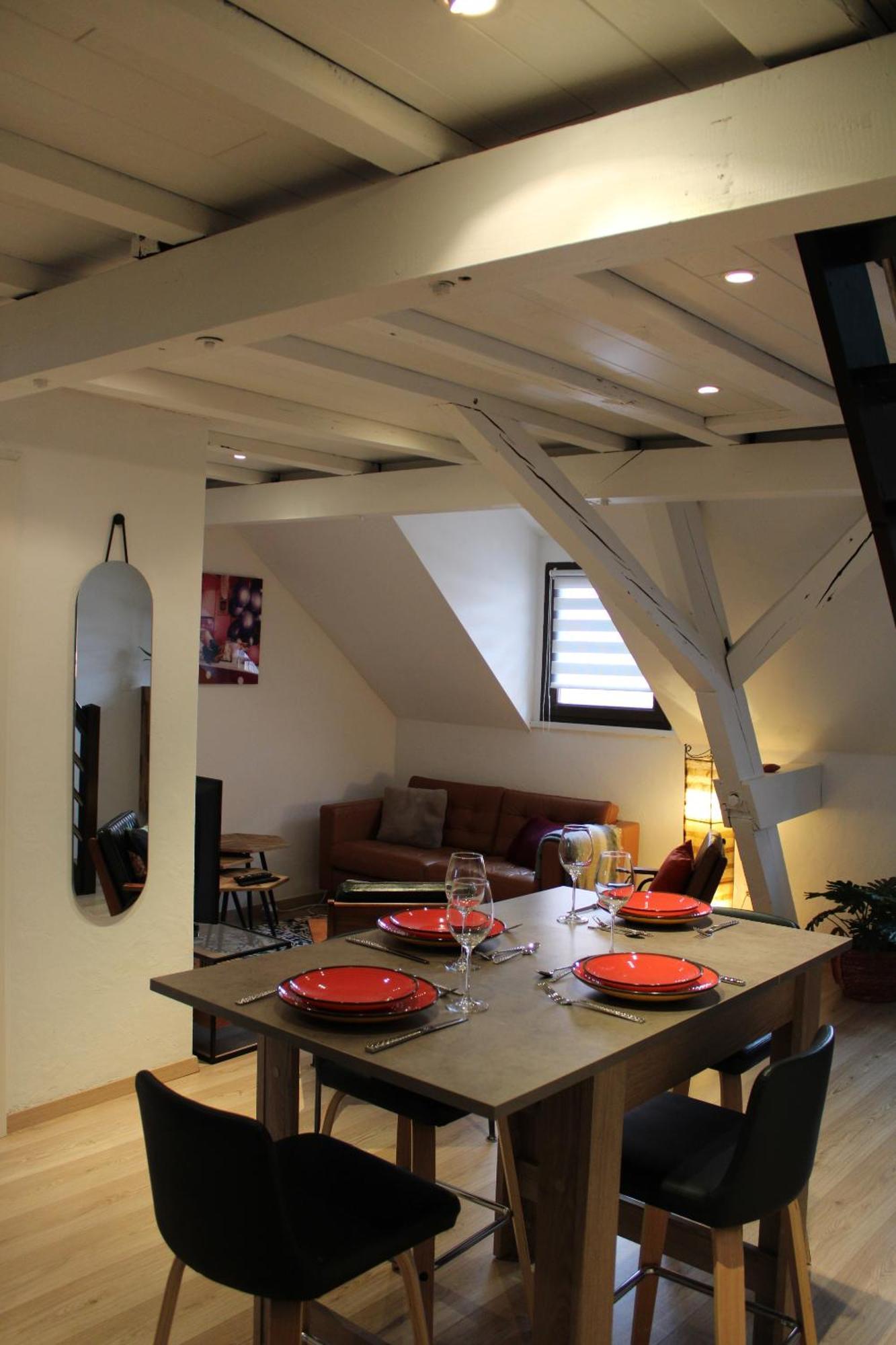 Charmant Duplex Privatise, Climatise, 2 Chambres Straatsburg Buitenkant foto